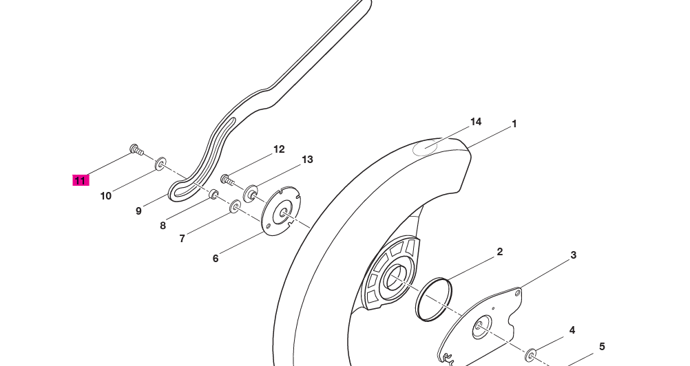 820724 Ryobi Ridgid Shoulder Screw M5 - Set of 3 | DRMower.ca