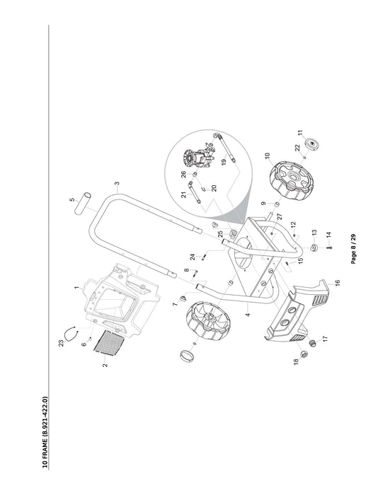 8.751-151.0 KARCHER Male/Female Pipe Swivel (1/2")