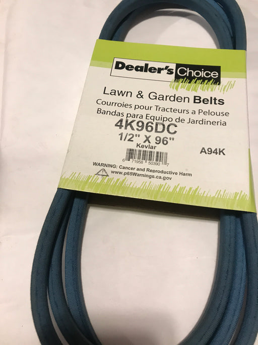 4K96DC DEALER'S CHOICE BELT 1/2 x 96"